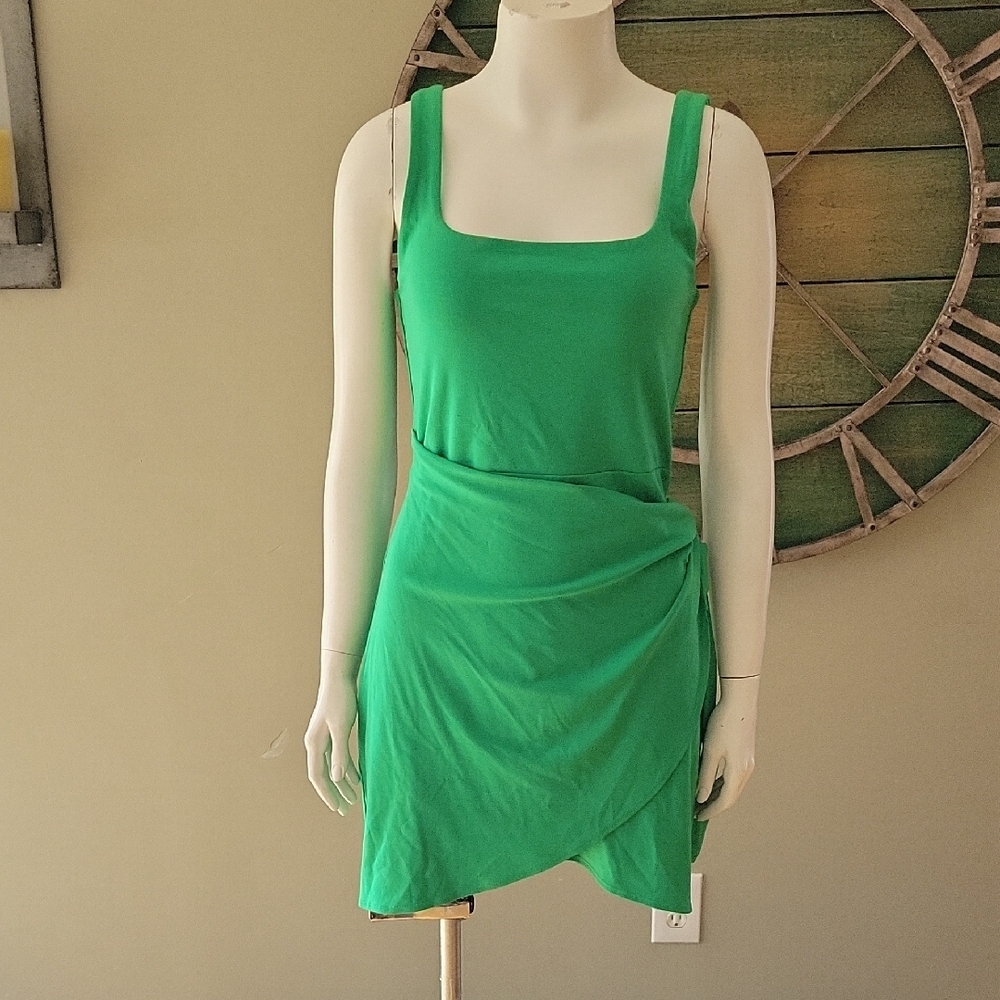 Wilfred For Aritzia Saturn Mini Wrap Dress